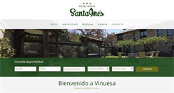 Desktop Screenshot of hotelenvinuesa.com